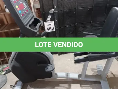 LOTE 463 - 01 BICICLETA ERGOMÉTRICA RECLINADA MARCA RIGHETTO. (NO ESTADO) ATENÇÃO! FAZER A VISITAÇÃO ANTES DE ARREMATAR, NÃO SABEMOS SE FUNCIONA, LEILÃO NÃO TEM GARANTIA E NEM DEVOLUÇÃO, SUJEITO A POSSÍVEIS AVARIAS VISÍVEIS/OCULTAS E/OU AUSÊNCIA DE COMPONENTES.