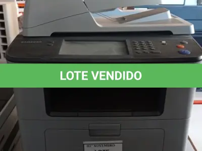 LOTE 094 - 01 IMPRESSORA MULTIFUNCIONAL MODELO SCX-5835NX MARCA SAMSUNG. (NO ESTADO) ATENÇÃO! FAZER A VISITAÇÃO ANTES DE ARREMATAR, NÃO SABEMOS SE FUNCIONA, LEILÃO NÃO TEM GARANTIA E NEM DEVOLUÇÃO, SUJEITO A POSSÍVEIS AVARIAS VISÍVEIS/OCULTAS E/OU AUSÊNCIA DE COMPONENTES.
