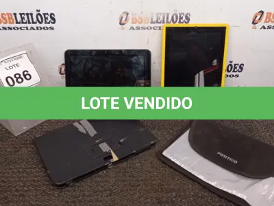 LOTE 086 - 02 TABLETS MARCA POSITIVO COM CAPA. (NO ESTADO) ATENÇÃO! FAZER A VISITAÇÃO ANTES DE ARREMATAR, NÃO SABEMOS SE FUNCIONA, LEILÃO NÃO TEM GARANTIA E NEM DEVOLUÇÃO, SUJEITO A POSSÍVEIS AVARIAS VISÍVEIS/OCULTAS E/OU AUSÊNCIA DE COMPONENTES.