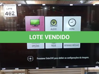 LOTE 462 - 01 TV LCD 42’’ MARCA LG. (NO ESTADO) ATENÇÃO! FAZER A VISITAÇÃO ANTES DE ARREMATAR, NÃO SABEMOS SE FUNCIONA, LEILÃO NÃO TEM GARANTIA E NEM DEVOLUÇÃO, SUJEITO A POSSÍVEIS AVARIAS VISÍVEIS/OCULTAS E/OU AUSÊNCIA DE COMPONENTES.