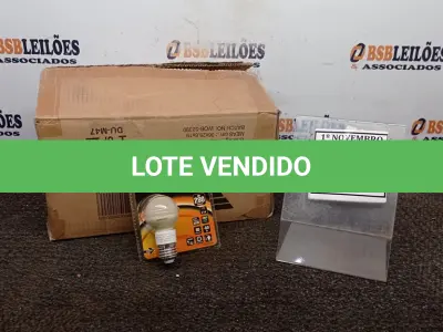 LOTE 503 - 01 CAIXA COM 20 LÂMPADAS MINI GLOBO MARCA DURACELL. (NO ESTADO) ATENÇÃO! FAZER A VISITAÇÃO ANTES DE ARREMATAR, NÃO SABEMOS SE FUNCIONA, LEILÃO NÃO TEM GARANTIA E NEM DEVOLUÇÃO, SUJEITO A POSSÍVEIS AVARIAS VISÍVEIS/OCULTAS E/OU AUSÊNCIA DE COMPONENTES.