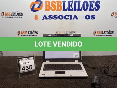 LOTE 435 - 01 NOTEBOOK MARCA DATEN COM FONTE. (NO ESTADO) ATENÇÃO! FAZER A VISITAÇÃO ANTES DE ARREMATAR, NÃO SABEMOS SE FUNCIONA, LEILÃO NÃO TEM GARANTIA E NEM DEVOLUÇÃO, SUJEITO A POSSÍVEIS AVARIAS VISÍVEIS/OCULTAS E/OU AUSÊNCIA DE COMPONENTES.