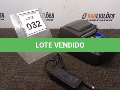 LOTE 032 - 01 IMPRESSORA DE CUPOM MARCA DIEBOLD COM FONTE. (NO ESTADO) ATENÇÃO! FAZER A VISITAÇÃO ANTES DE ARREMATAR, NÃO SABEMOS SE FUNCIONA, LEILÃO NÃO TEM GARANTIA E NEM DEVOLUÇÃO, SUJEITO A POSSÍVEIS AVARIAS VISÍVEIS/OCULTAS E/OU AUSÊNCIA DE COMPONENTES.