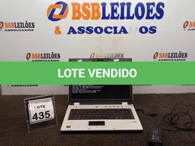 LOTE 435 - 01 NOTEBOOK MARCA DATEN COM FONTE. (NO ESTADO) ATENÇÃO! FAZER A VISITAÇÃO ANTES DE ARREMATAR, NÃO SABEMOS SE FUNCIONA, LEILÃO NÃO TEM GARANTIA E NEM DEVOLUÇÃO, SUJEITO A POSSÍVEIS AVARIAS VISÍVEIS/OCULTAS E/OU AUSÊNCIA DE COMPONENTES.