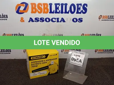 LOTE 095 - 01 SOPRADOR E ASPIRADOR ELÉTRICO 220V 700W 13600RPM (PRODUTO NOVO). (NO ESTADO) ATENÇÃO! FAZER A VISITAÇÃO ANTES DE ARREMATAR, NÃO SABEMOS SE FUNCIONA, LEILÃO NÃO TEM GARANTIA E NEM DEVOLUÇÃO, SUJEITO A POSSÍVEIS AVARIAS VISÍVEIS/OCULTAS E/OU AUSÊNCIA DE COMPONENTES.