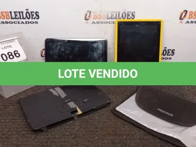 LOTE 086 - 02 TABLETS MARCA POSITIVO COM CAPA. (NO ESTADO) ATENÇÃO! FAZER A VISITAÇÃO ANTES DE ARREMATAR, NÃO SABEMOS SE FUNCIONA, LEILÃO NÃO TEM GARANTIA E NEM DEVOLUÇÃO, SUJEITO A POSSÍVEIS AVARIAS VISÍVEIS/OCULTAS E/OU AUSÊNCIA DE COMPONENTES.