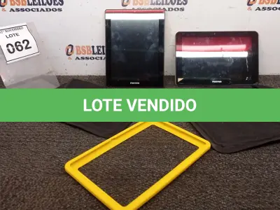 LOTE 062 - 02 TABLETS MARCA POSITIVO COM CAPA. (NO ESTADO) ATENÇÃO! FAZER A VISITAÇÃO ANTES DE ARREMATAR, NÃO SABEMOS SE FUNCIONA, LEILÃO NÃO TEM GARANTIA E NEM DEVOLUÇÃO, SUJEITO A POSSÍVEIS AVARIAS VISÍVEIS/OCULTAS E/OU AUSÊNCIA DE COMPONENTES.