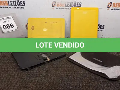 LOTE 086 - 02 TABLETS MARCA POSITIVO COM CAPA. (NO ESTADO) ATENÇÃO! FAZER A VISITAÇÃO ANTES DE ARREMATAR, NÃO SABEMOS SE FUNCIONA, LEILÃO NÃO TEM GARANTIA E NEM DEVOLUÇÃO, SUJEITO A POSSÍVEIS AVARIAS VISÍVEIS/OCULTAS E/OU AUSÊNCIA DE COMPONENTES.