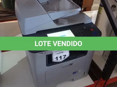 LOTE 117 - 01 IMPRESSORA MULTIFUNCIONAL MODELO SCX-5835NX MARCA SAMSUNG. (NO ESTADO) ATENÇÃO! FAZER A VISITAÇÃO ANTES DE ARREMATAR, NÃO SABEMOS SE FUNCIONA, LEILÃO NÃO TEM GARANTIA E NEM DEVOLUÇÃO, SUJEITO A POSSÍVEIS AVARIAS VISÍVEIS/OCULTAS E/OU AUSÊNCIA DE COMPONENTES.