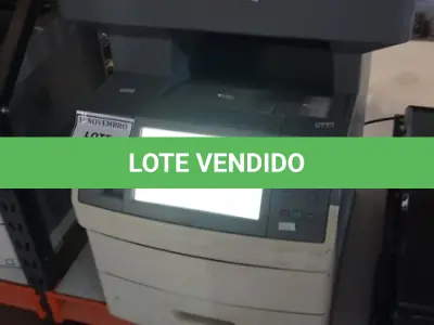 LOTE 445 - 01 IMPRESSORA MULTIFUNCIONAL MODELO X656DE MARCA LEXMARK. (NO ESTADO) ATENÇÃO! FAZER A VISITAÇÃO ANTES DE ARREMATAR, NÃO SABEMOS SE FUNCIONA, LEILÃO NÃO TEM GARANTIA E NEM DEVOLUÇÃO, SUJEITO A POSSÍVEIS AVARIAS VISÍVEIS/OCULTAS E/OU AUSÊNCIA DE COMPONENTES.