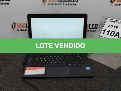 LOTE 110 - 01 NOTEBOOK TELA 11.6’’ 2GB DE MEMÓRIA MARCA SAMSUNG. (NO ESTADO) ATENÇÃO! FAZER A VISITAÇÃO ANTES DE ARREMATAR, NÃO SABEMOS SE FUNCIONA, LEILÃO NÃO TEM GARANTIA E NEM DEVOLUÇÃO, SUJEITO A POSSÍVEIS AVARIAS VISÍVEIS/OCULTAS E/OU AUSÊNCIA DE COMPONENTES.