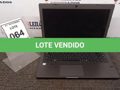 LOTE 064 - 01 NOTEBOOK MARCA POSITIVO. (NO ESTADO) ATENÇÃO! FAZER A VISITAÇÃO ANTES DE ARREMATAR, NÃO SABEMOS SE FUNCIONA, LEILÃO NÃO TEM GARANTIA E NEM DEVOLUÇÃO, SUJEITO A POSSÍVEIS AVARIAS VISÍVEIS/OCULTAS E/OU AUSÊNCIA DE COMPONENTES.