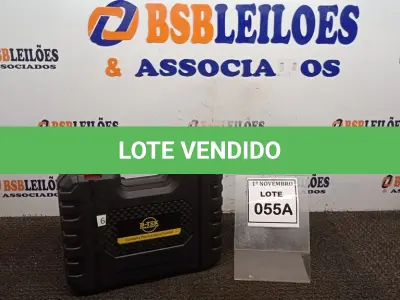 LOTE 055 - 01 PARAFUSADEIRA 36V DUAS BATERIAS COM MALETA E BITS (PRODUTO NOVO). (NO ESTADO) ATENÇÃO! FAZER A VISITAÇÃO ANTES DE ARREMATAR, NÃO SABEMOS SE FUNCIONA, LEILÃO NÃO TEM GARANTIA E NEM DEVOLUÇÃO, SUJEITO A POSSÍVEIS AVARIAS VISÍVEIS/OCULTAS E/OU AUSÊNCIA DE COMPONENTES.
