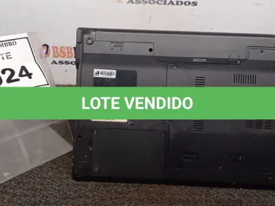 LOTE 024 - 01 NOTEBOOK MARCA ITAUTEC PARA RETIRADA DE PEÇAS. (NO ESTADO) ATENÇÃO! FAZER A VISITAÇÃO ANTES DE ARREMATAR, NÃO SABEMOS SE FUNCIONA, LEILÃO NÃO TEM GARANTIA E NEM DEVOLUÇÃO, SUJEITO A POSSÍVEIS AVARIAS VISÍVEIS/OCULTAS E/OU AUSÊNCIA DE COMPONENTES.