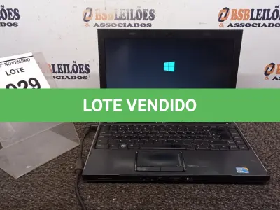 LOTE 029 - 01 NOTEBOOK CORE I3 MARCA DELL. (NO ESTADO) ATENÇÃO! FAZER A VISITAÇÃO ANTES DE ARREMATAR, NÃO SABEMOS SE FUNCIONA, LEILÃO NÃO TEM GARANTIA E NEM DEVOLUÇÃO, SUJEITO A POSSÍVEIS AVARIAS VISÍVEIS/OCULTAS E/OU AUSÊNCIA DE COMPONENTES.