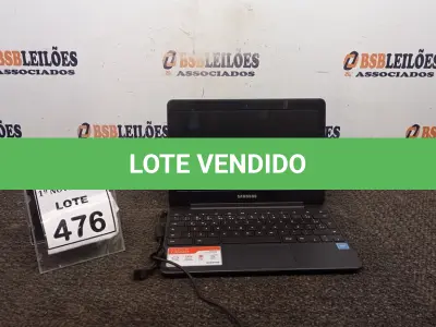 LOTE 476 - 01 NOTEBOOK TELA 11.6’’ 2GB DE MEMÓRIA MARCA SAMSUNG. (NO ESTADO) ATENÇÃO! FAZER A VISITAÇÃO ANTES DE ARREMATAR, NÃO SABEMOS SE FUNCIONA, LEILÃO NÃO TEM GARANTIA E NEM DEVOLUÇÃO, SUJEITO A POSSÍVEIS AVARIAS VISÍVEIS/OCULTAS E/OU AUSÊNCIA DE COMPONENTES.
