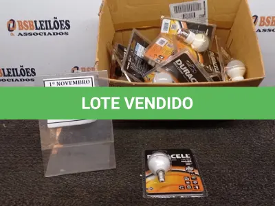 LOTE 505 - 01 CAIXA COM 20 LÂMPADAS MINI GLOBO MARCA DURACELL. (NO ESTADO) ATENÇÃO! FAZER A VISITAÇÃO ANTES DE ARREMATAR, NÃO SABEMOS SE FUNCIONA, LEILÃO NÃO TEM GARANTIA E NEM DEVOLUÇÃO, SUJEITO A POSSÍVEIS AVARIAS VISÍVEIS/OCULTAS E/OU AUSÊNCIA DE COMPONENTES.