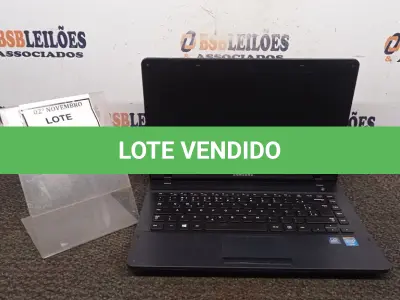 LOTE 059 - 01 NOTEBOOK MARCA SAMSUNG. (NO ESTADO) ATENÇÃO! FAZER A VISITAÇÃO ANTES DE ARREMATAR, NÃO SABEMOS SE FUNCIONA, LEILÃO NÃO TEM GARANTIA E NEM DEVOLUÇÃO, SUJEITO A POSSÍVEIS AVARIAS VISÍVEIS/OCULTAS E/OU AUSÊNCIA DE COMPONENTES.