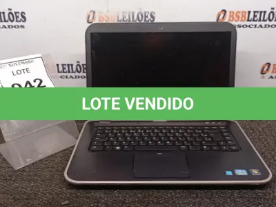 LOTE 042 - 01 NOTEBOOK CORE I7 MARCA DELL. (NO ESTADO) ATENÇÃO! FAZER A VISITAÇÃO ANTES DE ARREMATAR, NÃO SABEMOS SE FUNCIONA, LEILÃO NÃO TEM GARANTIA E NEM DEVOLUÇÃO, SUJEITO A POSSÍVEIS AVARIAS VISÍVEIS/OCULTAS E/OU AUSÊNCIA DE COMPONENTES.