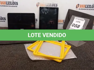 LOTE 058 - 02 TABLETS MARCA POSITIVO COM CAPA. (NO ESTADO) ATENÇÃO! FAZER A VISITAÇÃO ANTES DE ARREMATAR, NÃO SABEMOS SE FUNCIONA, LEILÃO NÃO TEM GARANTIA E NEM DEVOLUÇÃO, SUJEITO A POSSÍVEIS AVARIAS VISÍVEIS/OCULTAS E/OU AUSÊNCIA DE COMPONENTES.