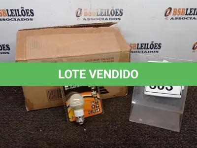 LOTE 503 - 01 CAIXA COM 20 LÂMPADAS MINI GLOBO MARCA DURACELL. (NO ESTADO) ATENÇÃO! FAZER A VISITAÇÃO ANTES DE ARREMATAR, NÃO SABEMOS SE FUNCIONA, LEILÃO NÃO TEM GARANTIA E NEM DEVOLUÇÃO, SUJEITO A POSSÍVEIS AVARIAS VISÍVEIS/OCULTAS E/OU AUSÊNCIA DE COMPONENTES.