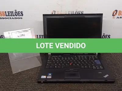 LOTE 068 - 01 NOTEBOOK MARCA LENOVO SÉRIE THINKPAD COM MALETA. (NO ESTADO) ATENÇÃO! FAZER A VISITAÇÃO ANTES DE ARREMATAR, NÃO SABEMOS SE FUNCIONA, LEILÃO NÃO TEM GARANTIA E NEM DEVOLUÇÃO, SUJEITO A POSSÍVEIS AVARIAS VISÍVEIS/OCULTAS E/OU AUSÊNCIA DE COMPONENTES.