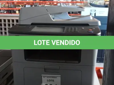 LOTE 094 - 01 IMPRESSORA MULTIFUNCIONAL MODELO SCX-5835NX MARCA SAMSUNG. (NO ESTADO) ATENÇÃO! FAZER A VISITAÇÃO ANTES DE ARREMATAR, NÃO SABEMOS SE FUNCIONA, LEILÃO NÃO TEM GARANTIA E NEM DEVOLUÇÃO, SUJEITO A POSSÍVEIS AVARIAS VISÍVEIS/OCULTAS E/OU AUSÊNCIA DE COMPONENTES.