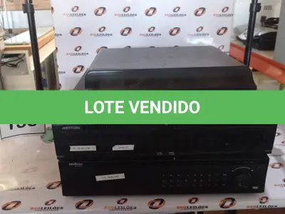 LOTE 138 - 01 ROTEADOR CISCO 1900 SERIES E 02 DVR MARCAS HIKIVISION E INTELBRAS. (NO ESTADO) ATENÇÃO! FAZER A VISITAÇÃO ANTES DE ARREMATAR, NÃO SABEMOS SE FUNCIONA, LEILÃO NÃO TEM GARANTIA E NEM DEVOLUÇÃO, SUJEITO A POSSÍVEIS AVARIAS VISÍVEIS/OCULTAS E/OU AUSÊNCIA DE COMPONENTES.