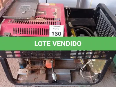 LOTE 130 - 01 GERADOR A DIESEL MODELO MDG-12E3 MARCA MOTOMIL. (NO ESTADO) ATENÇÃO! FAZER A VISITAÇÃO ANTES DE ARREMATAR, NÃO SABEMOS SE FUNCIONA, LEILÃO NÃO TEM GARANTIA E NEM DEVOLUÇÃO, SUJEITO A POSSÍVEIS AVARIAS VISÍVEIS/OCULTAS E/OU AUSÊNCIA DE COMPONENTES.
