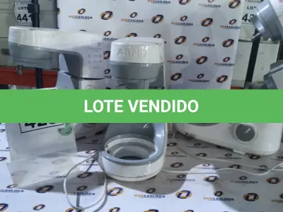 LOTE 428 - 03 BATEDEIRAS MARCA ARNO INCOMPLETAS. (NO ESTADO) ATENÇÃO! FAZER A VISITAÇÃO ANTES DE ARREMATAR, NÃO SABEMOS SE FUNCIONA, LEILÃO NÃO TEM GARANTIA E NEM DEVOLUÇÃO, SUJEITO A POSSÍVEIS AVARIAS VISÍVEIS/OCULTAS E/OU AUSÊNCIA DE COMPONENTES.