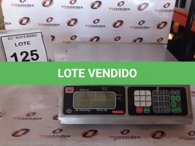 LOTE 125 - 01 BALANÇA MÁXIMO 4.20KG MARCA MAGNA. (NO ESTADO) ATENÇÃO! FAZER A VISITAÇÃO ANTES DE ARREMATAR, NÃO SABEMOS SE FUNCIONA, LEILÃO NÃO TEM GARANTIA E NEM DEVOLUÇÃO, SUJEITO A POSSÍVEIS AVARIAS VISÍVEIS/OCULTAS E/OU AUSÊNCIA DE COMPONENTES.
