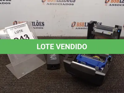 LOTE 043 - 01 IMPRESSORA DE CUPOM MARCA DIEBOLD COM FONTE. (NO ESTADO) ATENÇÃO! FAZER A VISITAÇÃO ANTES DE ARREMATAR, NÃO SABEMOS SE FUNCIONA, LEILÃO NÃO TEM GARANTIA E NEM DEVOLUÇÃO, SUJEITO A POSSÍVEIS AVARIAS VISÍVEIS/OCULTAS E/OU AUSÊNCIA DE COMPONENTES.