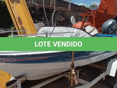 LOTE 512 - 01 LANCHA MOTORBOAT PARA 1 TRIPULANTE E 03 PASSAGEIROS. (NO ESTADO)