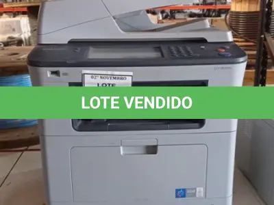 LOTE 134 - 01 IMPRESSORA MULTIFUNCIONAL MODELO SCX-5835NX MARCA SAMSUNG. (NO ESTADO) ATENÇÃO! FAZER A VISITAÇÃO ANTES DE ARREMATAR, NÃO SABEMOS SE FUNCIONA, LEILÃO NÃO TEM GARANTIA E NEM DEVOLUÇÃO, SUJEITO A POSSÍVEIS AVARIAS VISÍVEIS/OCULTAS E/OU AUSÊNCIA DE COMPONENTES.