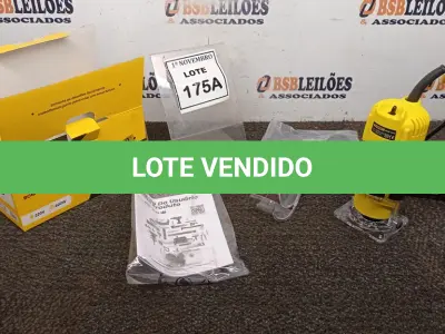 LOTE 175 - 01 TUPIA MANUAL LAMINADORA 600W 220V (PRODUTO NOVO). (NO ESTADO) ATENÇÃO! FAZER A VISITAÇÃO ANTES DE ARREMATAR, NÃO SABEMOS SE FUNCIONA, LEILÃO NÃO TEM GARANTIA E NEM DEVOLUÇÃO, SUJEITO A POSSÍVEIS AVARIAS VISÍVEIS/OCULTAS E/OU AUSÊNCIA DE COMPONENTES.