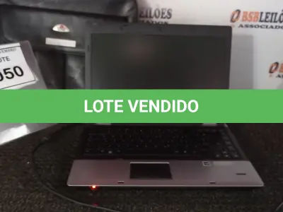 LOTE 050 - 01 NOTEBOOK SÉRIE PROBOOK MARCA HP COM MALETA. (NO ESTADO) ATENÇÃO! FAZER A VISITAÇÃO ANTES DE ARREMATAR, NÃO SABEMOS SE FUNCIONA, LEILÃO NÃO TEM GARANTIA E NEM DEVOLUÇÃO, SUJEITO A POSSÍVEIS AVARIAS VISÍVEIS/OCULTAS E/OU AUSÊNCIA DE COMPONENTES.