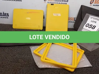 LOTE 058 - 02 TABLETS MARCA POSITIVO COM CAPA. (NO ESTADO) ATENÇÃO! FAZER A VISITAÇÃO ANTES DE ARREMATAR, NÃO SABEMOS SE FUNCIONA, LEILÃO NÃO TEM GARANTIA E NEM DEVOLUÇÃO, SUJEITO A POSSÍVEIS AVARIAS VISÍVEIS/OCULTAS E/OU AUSÊNCIA DE COMPONENTES.