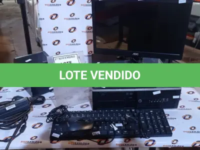 LOTE 458 - 01 CPU HP, 01 MONITOR AOC, 01 TECLADO, 01 MOUSE E 01 IMPRESSORA DE CUPOM COM FONTE MARCA BEMATECH. (NO ESTADO) ATENÇÃO! FAZER A VISITAÇÃO ANTES DE ARREMATAR, NÃO SABEMOS SE FUNCIONA, LEILÃO NÃO TEM GARANTIA E NEM DEVOLUÇÃO, SUJEITO A POSSÍVEIS AVARIAS VISÍVEIS/OCULTAS E/OU AUSÊNCIA DE COMPONENTES.