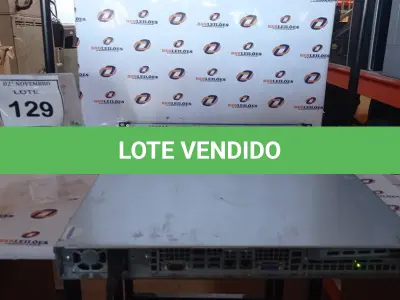 LOTE 129 - 01 SERVIDOR MARCA DIEBOLD. (NO ESTADO) ATENÇÃO! FAZER A VISITAÇÃO ANTES DE ARREMATAR, NÃO SABEMOS SE FUNCIONA, LEILÃO NÃO TEM GARANTIA E NEM DEVOLUÇÃO, SUJEITO A POSSÍVEIS AVARIAS VISÍVEIS/OCULTAS E/OU AUSÊNCIA DE COMPONENTES.