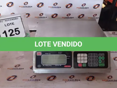 LOTE 125 - 01 BALANÇA MÁXIMO 4.20KG MARCA MAGNA. (NO ESTADO) ATENÇÃO! FAZER A VISITAÇÃO ANTES DE ARREMATAR, NÃO SABEMOS SE FUNCIONA, LEILÃO NÃO TEM GARANTIA E NEM DEVOLUÇÃO, SUJEITO A POSSÍVEIS AVARIAS VISÍVEIS/OCULTAS E/OU AUSÊNCIA DE COMPONENTES.