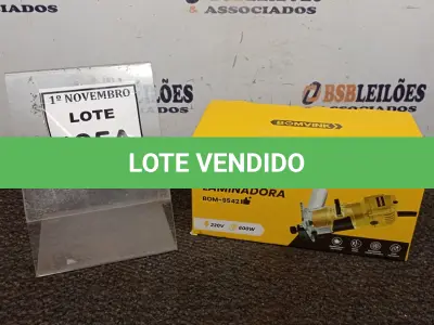 LOTE 195 - 01 TUPIA MANUAL LAMINADORA 600W 220V (PRODUTO NOVO). (NO ESTADO) ATENÇÃO! FAZER A VISITAÇÃO ANTES DE ARREMATAR, NÃO SABEMOS SE FUNCIONA, LEILÃO NÃO TEM GARANTIA E NEM DEVOLUÇÃO, SUJEITO A POSSÍVEIS AVARIAS VISÍVEIS/OCULTAS E/OU AUSÊNCIA DE COMPONENTES.