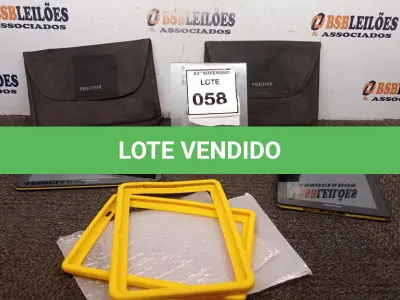 LOTE 058 - 02 TABLETS MARCA POSITIVO COM CAPA. (NO ESTADO) ATENÇÃO! FAZER A VISITAÇÃO ANTES DE ARREMATAR, NÃO SABEMOS SE FUNCIONA, LEILÃO NÃO TEM GARANTIA E NEM DEVOLUÇÃO, SUJEITO A POSSÍVEIS AVARIAS VISÍVEIS/OCULTAS E/OU AUSÊNCIA DE COMPONENTES.