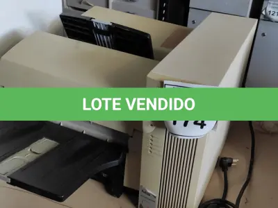 LOTE 174 - 02 SCANNERS DE DOCUMENTOS MARCA FUJITSU E 01 NOBREAK MARCA LACERDA. (NO ESTADO) ATENÇÃO! FAZER A VISITAÇÃO ANTES DE ARREMATAR, NÃO SABEMOS SE FUNCIONA, LEILÃO NÃO TEM GARANTIA E NEM DEVOLUÇÃO, SUJEITO A POSSÍVEIS AVARIAS VISÍVEIS/OCULTAS E/OU AUSÊNCIA DE COMPONENTES.