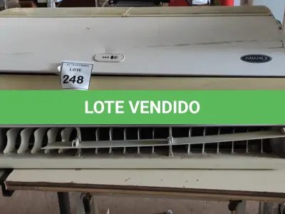 LOTE 248 - 02 EVAPORADORAS PARA RETIRADA DE PEÇAS. (NO ESTADO) ATENÇÃO! FAZER A VISITAÇÃO ANTES DE ARREMATAR, NÃO SABEMOS SE FUNCIONA, LEILÃO NÃO TEM GARANTIA E NEM DEVOLUÇÃO, SUJEITO A POSSÍVEIS AVARIAS VISÍVEIS/OCULTAS E/OU AUSÊNCIA DE COMPONENTES.