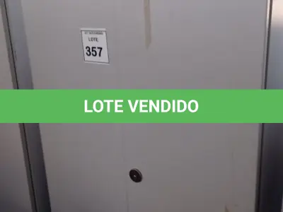 LOTE 357 - 01 ARMÁRIO REFORÇADO COM 2 PORTAS. (NO ESTADO) ATENÇÃO! FAZER A VISITAÇÃO ANTES DE ARREMATAR, NÃO SABEMOS SE FUNCIONA, LEILÃO NÃO TEM GARANTIA E NEM DEVOLUÇÃO, SUJEITO A POSSÍVEIS AVARIAS VISÍVEIS/OCULTAS E/OU AUSÊNCIA DE COMPONENTES.