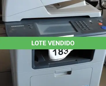 LOTE 183 - 01 IMPRESSORA MULTIFUNCIONAL MODELO SCX-5835NX MARCA SAMSUNG. (NO ESTADO) ATENÇÃO! FAZER A VISITAÇÃO ANTES DE ARREMATAR, NÃO SABEMOS SE FUNCIONA, LEILÃO NÃO TEM GARANTIA E NEM DEVOLUÇÃO, SUJEITO A POSSÍVEIS AVARIAS VISÍVEIS/OCULTAS E/OU AUSÊNCIA DE COMPONENTES.