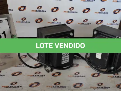 LOTE 181 - 02 TRANSFORMADORES. (NO ESTADO) ATENÇÃO! FAZER A VISITAÇÃO ANTES DE ARREMATAR, NÃO SABEMOS SE FUNCIONA, LEILÃO NÃO TEM GARANTIA E NEM DEVOLUÇÃO, SUJEITO A POSSÍVEIS AVARIAS VISÍVEIS/OCULTAS E/OU AUSÊNCIA DE COMPONENTES.