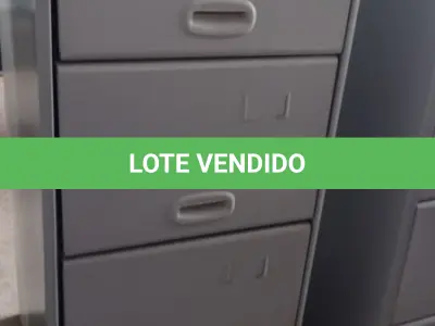 LOTE 283 - 01 ARQUIVO DE AÇO COM 04 GAVETAS. (NO ESTADO) ATENÇÃO! FAZER A VISITAÇÃO ANTES DE ARREMATAR, NÃO SABEMOS SE FUNCIONA, LEILÃO NÃO TEM GARANTIA E NEM DEVOLUÇÃO, SUJEITO A POSSÍVEIS AVARIAS VISÍVEIS/OCULTAS E/OU AUSÊNCIA DE COMPONENTES.