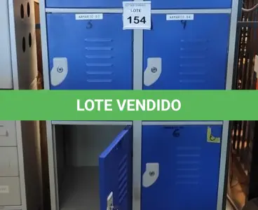 LOTE 154 - 01 ARMÁRIO DE AÇO COM 08 PORTAS. (NO ESTADO) ATENÇÃO! FAZER A VISITAÇÃO ANTES DE ARREMATAR, NÃO SABEMOS SE FUNCIONA, LEILÃO NÃO TEM GARANTIA E NEM DEVOLUÇÃO, SUJEITO A POSSÍVEIS AVARIAS VISÍVEIS/OCULTAS E/OU AUSÊNCIA DE COMPONENTES.