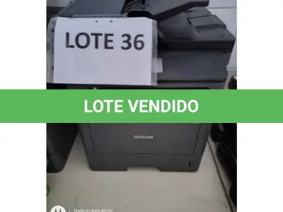 LOTE 036 - IMPRESSORA MULTIFUNCIONAL, LASER, MARCA BROTHER, MODELO DCP 550DN; (NO ESTADO DE CONSERVAÇÃO QUE SE ENCONTRAM)